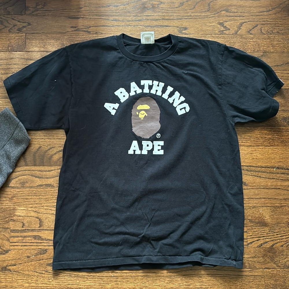 Bape Large barely worn T-shirt, a bathing ape College